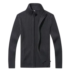 West Louis™ Classic Business Zipper Sweater