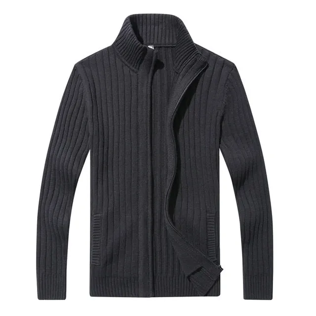 West Louis™ Classic Business Zipper Sweater