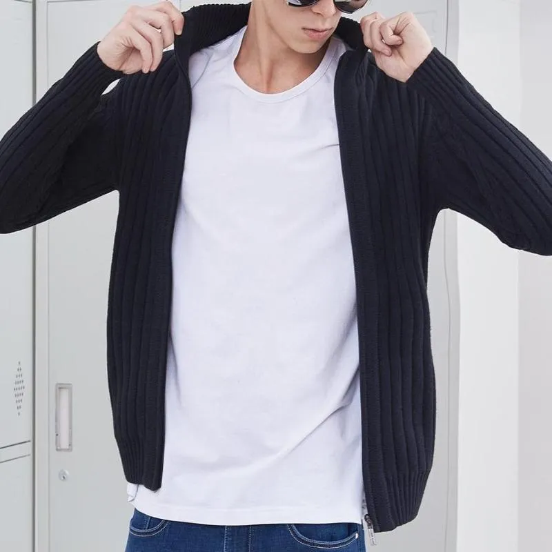 West Louis™ Classic Business Zipper Sweater