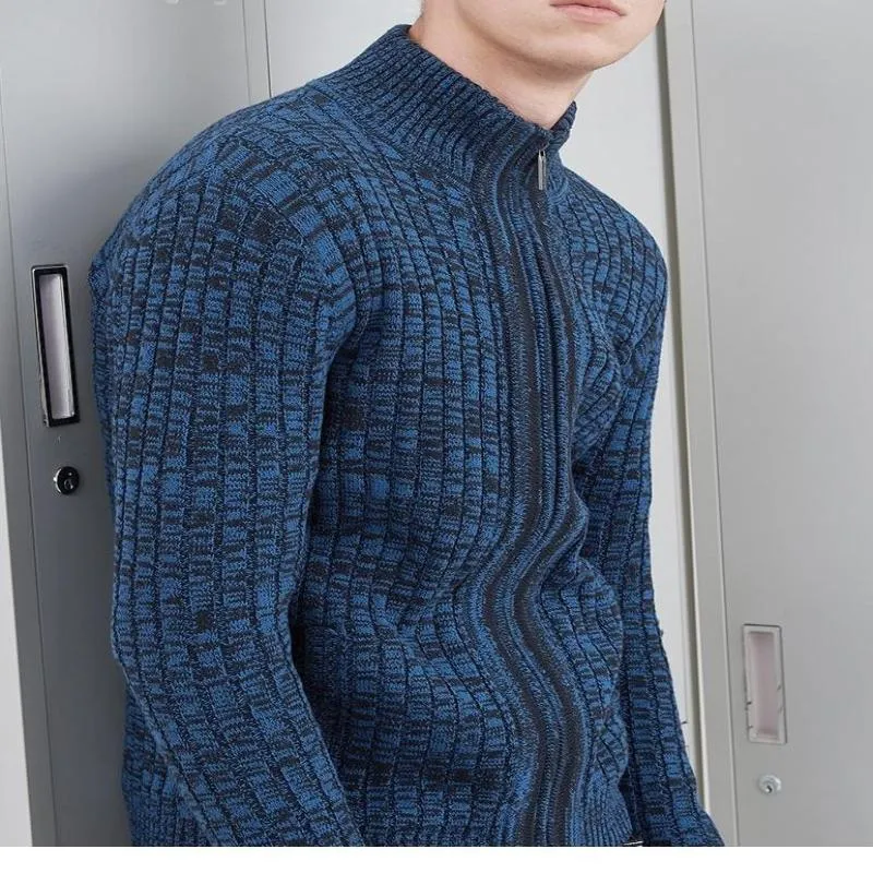 West Louis™ Classic Business Zipper Sweater