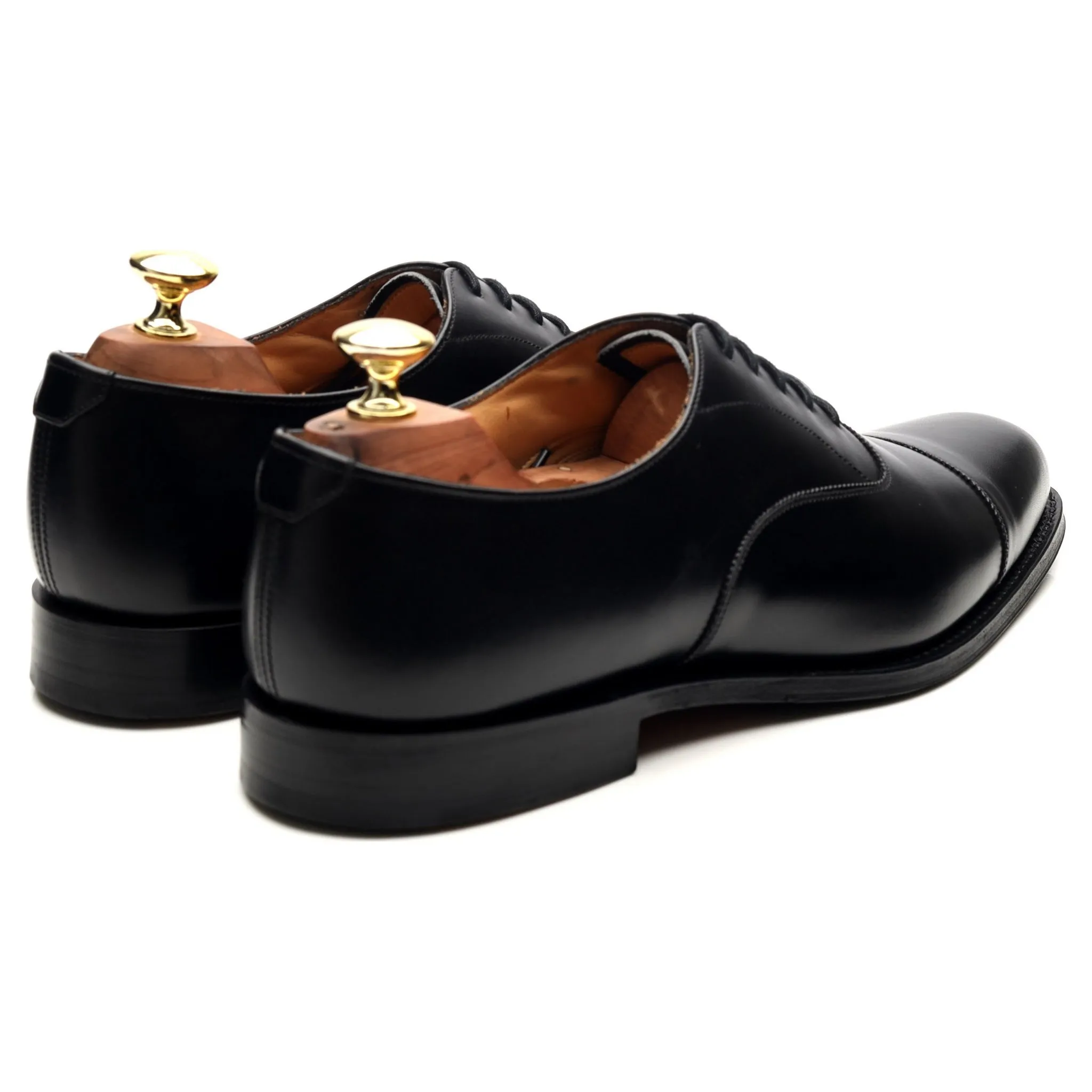 'Westerham' Black Leather Oxford UK 7 F