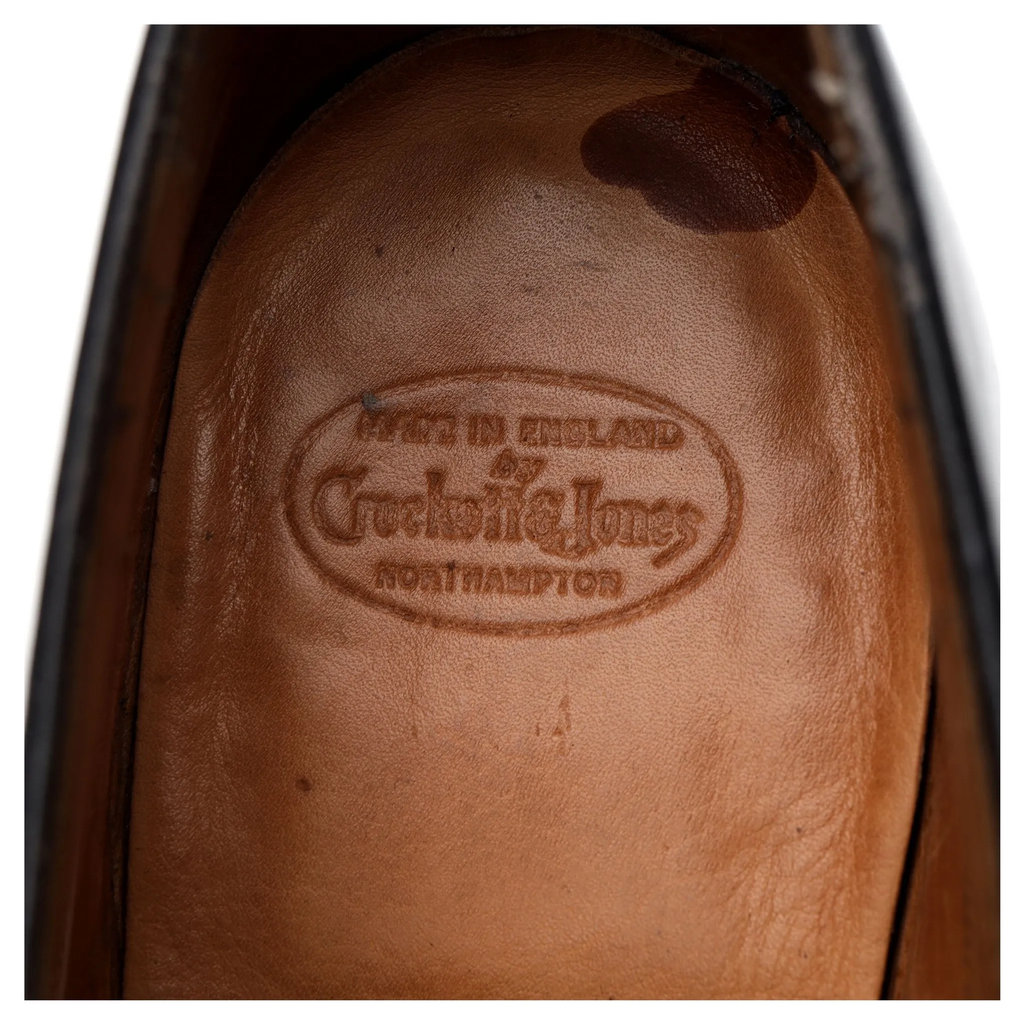 'Whitehall' Black Leather Oxford UK 10.5 F