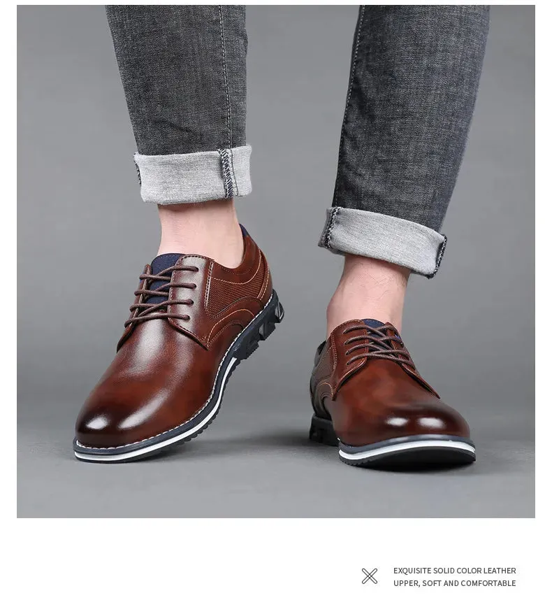Widened Commuter Oxford Orthopedic Men's Shoes