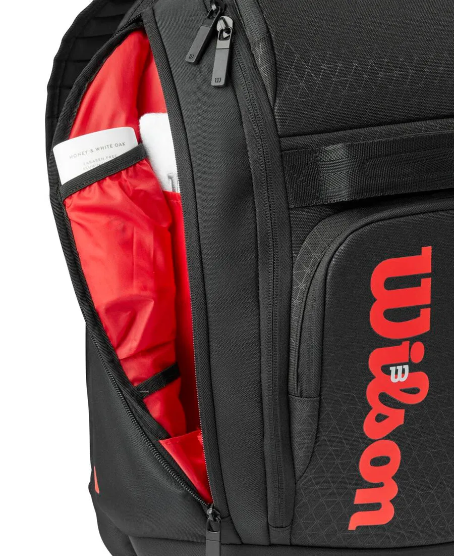 Wilson Clash V3 Backpack Black/Infrared