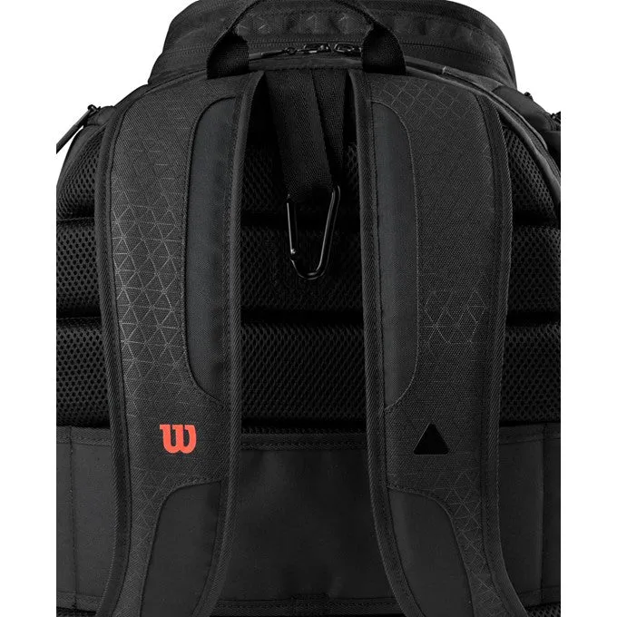 Wilson Clash V3 Super Tour Black & Red Backpack