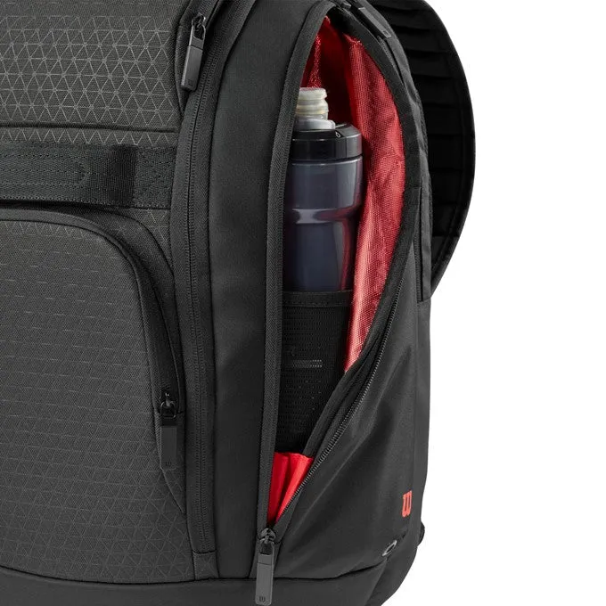 Wilson Clash V3 Super Tour Black & Red Backpack