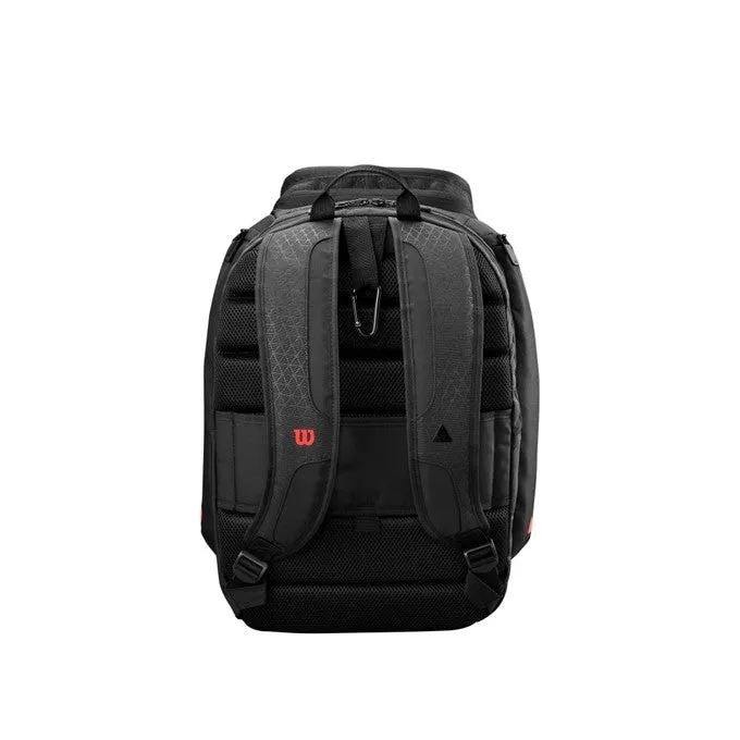 Wilson Clash V3 Super Tour Black & Red Backpack