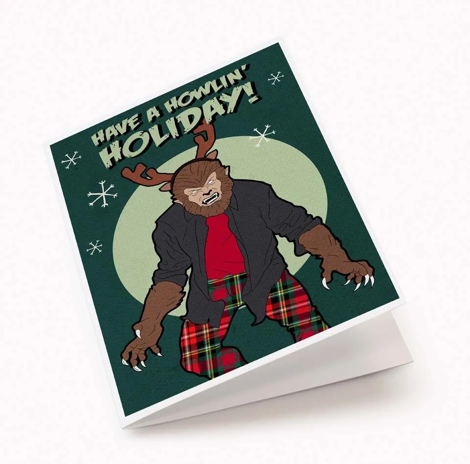 Wolfman Christmas Card
