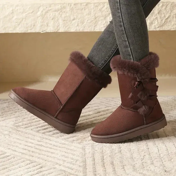 Women's Classic Mid-Calf Snow Boots - Marianne