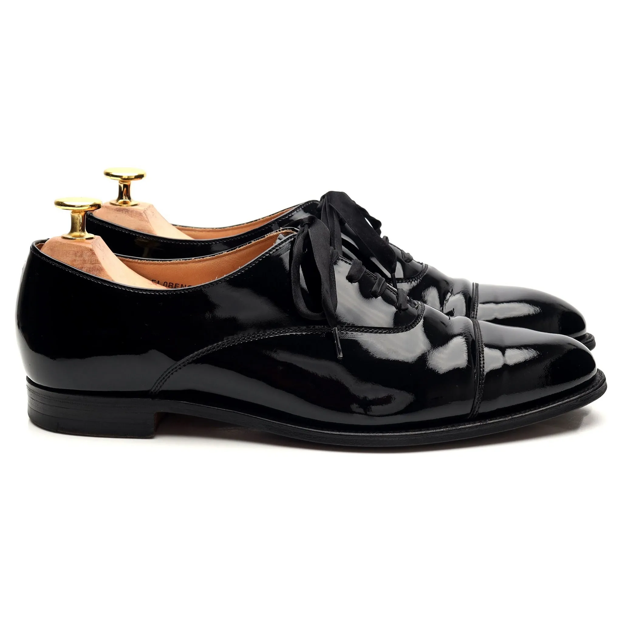 Women's 'Florence' Black Patent Leather Oxford UK 5.5 C