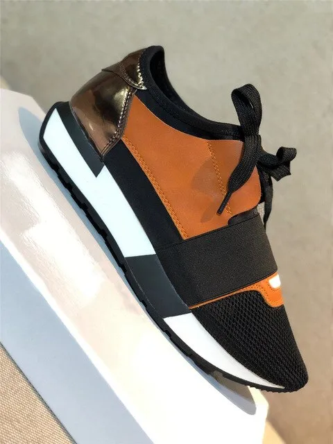Women's Shoes Luxury Sneakers Casual Shoes Women High Quality Genuine Leather Fashion lace-up Shoes For Woman