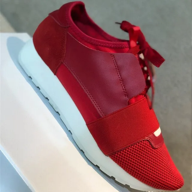 Women's Shoes Luxury Sneakers Casual Shoes Women High Quality Genuine Leather Fashion lace-up Shoes For Woman