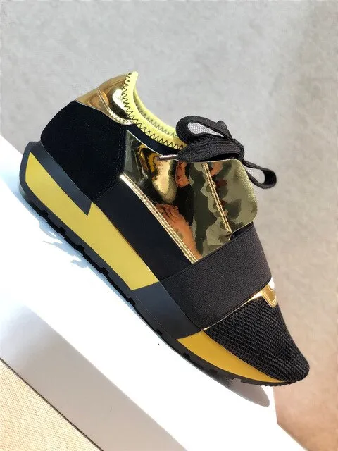 Women's Shoes Luxury Sneakers Casual Shoes Women High Quality Genuine Leather Fashion lace-up Shoes For Woman