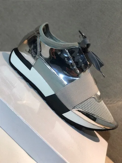 Women's Shoes Luxury Sneakers Casual Shoes Women High Quality Genuine Leather Fashion lace-up Shoes For Woman