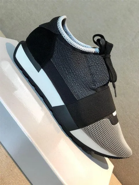 Women's Shoes Luxury Sneakers Casual Shoes Women High Quality Genuine Leather Fashion lace-up Shoes For Woman