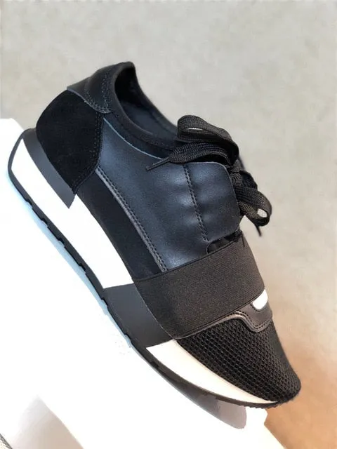 Women's Shoes Luxury Sneakers Casual Shoes Women High Quality Genuine Leather Fashion lace-up Shoes For Woman