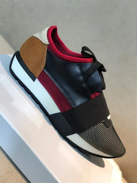 Women's Shoes Luxury Sneakers Casual Shoes Women High Quality Genuine Leather Fashion lace-up Shoes For Woman