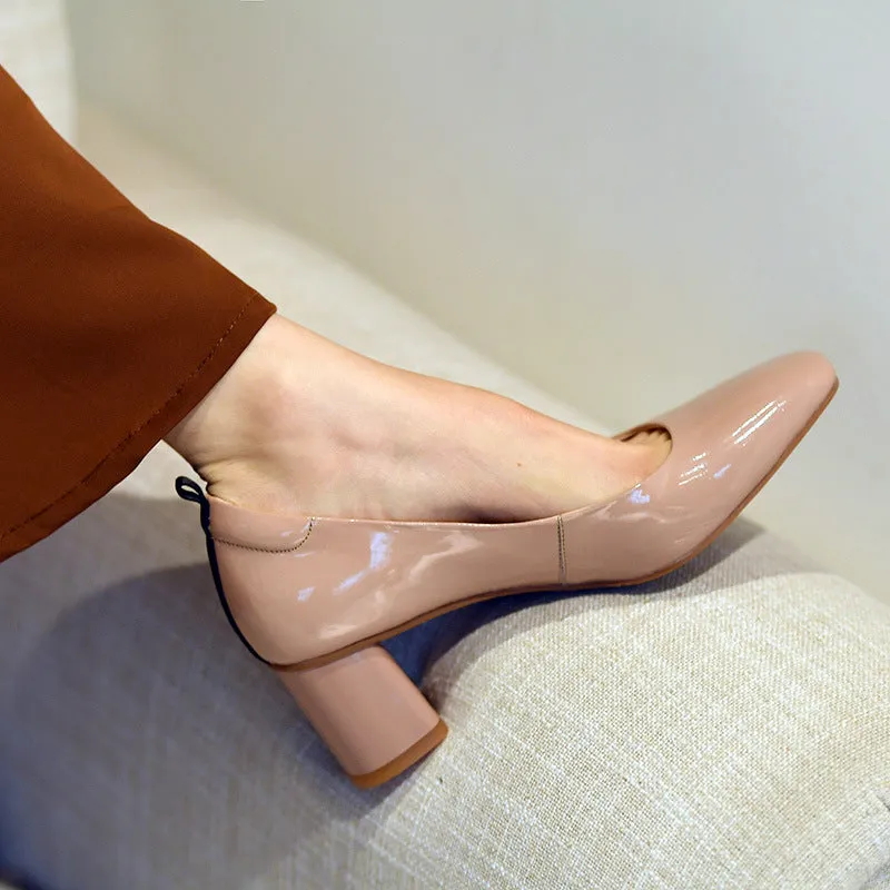 Women's thick heel Business Shoes