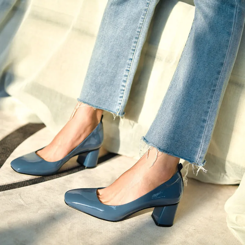 Women's thick heel Business Shoes