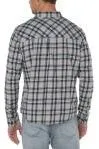 Woven Button Up Shirt w/ Bias Yoke
