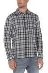 Woven Button Up Shirt w/ Bias Yoke