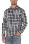 Woven Button Up Shirt w/ Bias Yoke