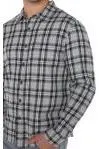 Woven Button Up Shirt w/ Bias Yoke