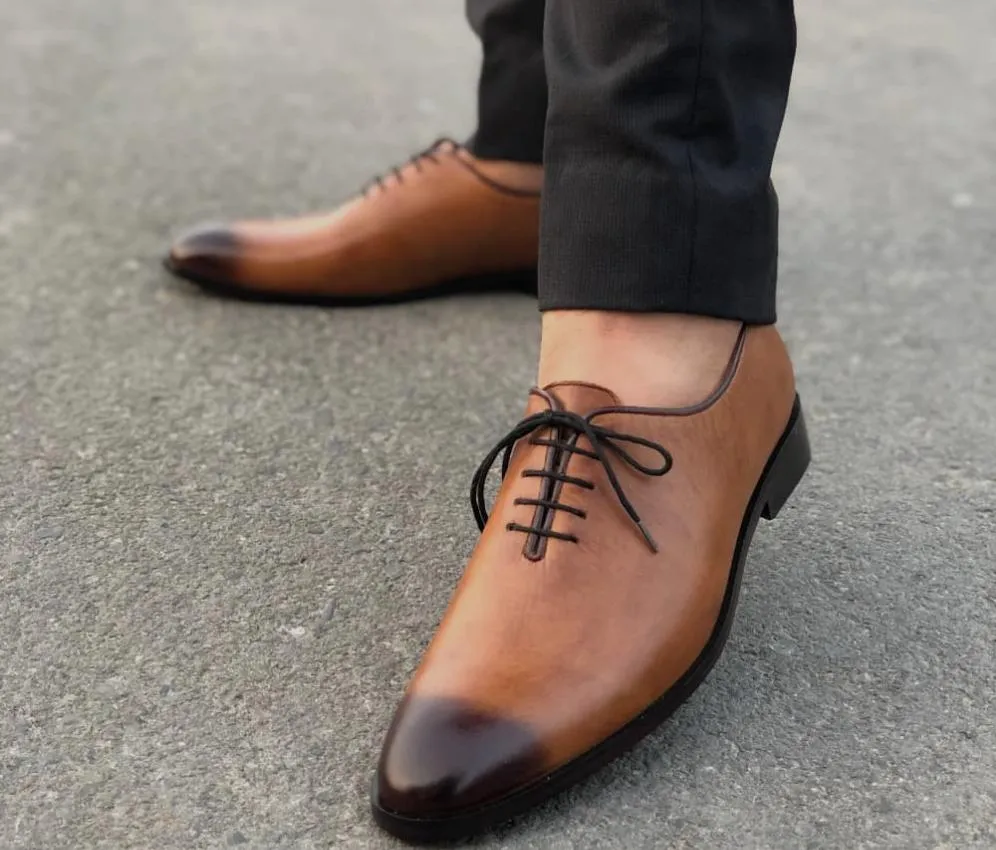 WS Pure leather Handmade Oxford Classic Pure Handmade S-00819